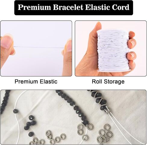 joycraft Elastic Cords, Metallic Stretch Cords, Gold Elastic String, 1mm x 110Yards Elastic Cords Ribbon for Craft Gift Wrapping Christmas Jewelry Making in Saudi Arabia