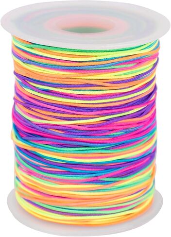 joycraft Elastic Cords, Metallic Stretch Cords, Gold Elastic String, 1mm x 110Yards Elastic Cords Ribbon for Craft Gift Wrapping Christmas Jewelry Making in Saudi Arabia
