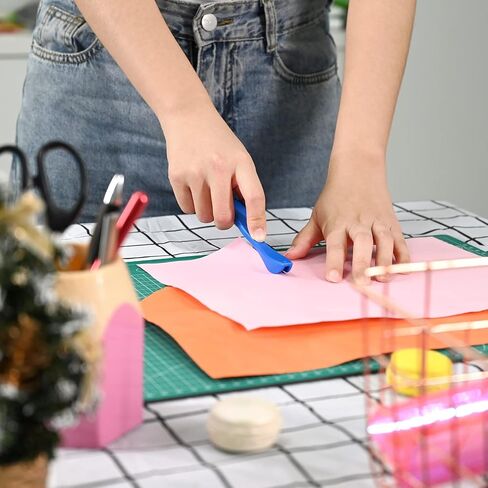 EHDIS Wrapping Paper Cutter 2 Packs Christmas Gift Wrap Cutter Holiday Sliding Wrapping Paper Roll Cutter Tool Backpaper Slitter Paper Cutter for Adhesive Vinyl,Craft,Paper Roll - Black in Kuwait