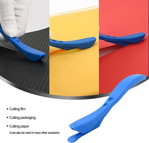 EHDIS Wrapping Paper Cutter 2 Packs Christmas Gift Wrap Cutter Holiday Sliding Wrapping Paper Roll Cutter Tool Backpaper Slitter Paper Cutter for Adhesive Vinyl,Craft,Paper Roll - Black in Kuwait