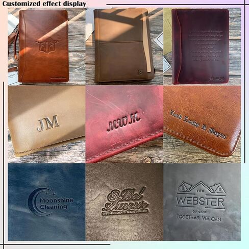 Genuine Leather Portfolio,3 Ring Binder Portfolio Organizer with Zipper,Professioal Business Portfolio Padfolio for Men and Women,Portfolio with Handle in Saudi Arabia