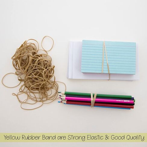 BAZIC Rubber Bands, Assorted Size 2 Oz./ 56.70 g, Made in USA Elastic Stretchable Bands for Bank Paper Bills Money Dollars File Folders, 1-Pack in Saudi Arabia