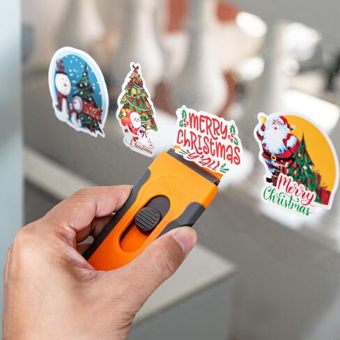 100Pcs Plastic Razor Blade Scraper with Retractable Blade: Without Damaging Surfaces Cleaning Tool for Adhesive Remover, Sticker Remover, Labels, Paint, Work on Cars, Windows, Trucks, Mailboxes in Kuwait
