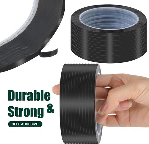 Utron 12 Rolls Whiteboard Tape, 3mm Thin Black Tape, Pinstripe Tape for Electrical Marking Dry Erase Board Accessories DIY Art Crafts in Saudi Arabia