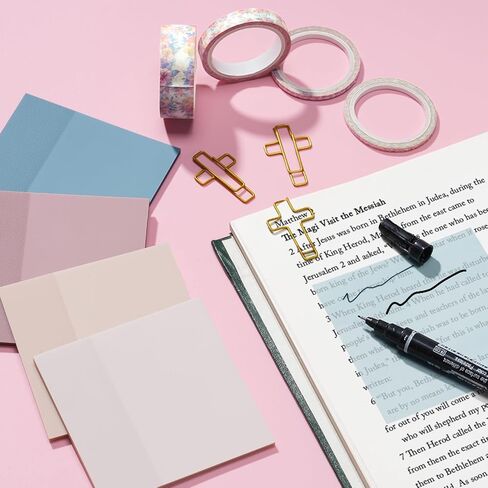 Bible Study Supplies Bible Journaling Kit for Women, Christmas Christian Gifts for Women, Bible Study Tools for Women with Bible Highlighters and Pens No Bleed, Pencil Case Notebook Bible Accessories in Saudi Arabia