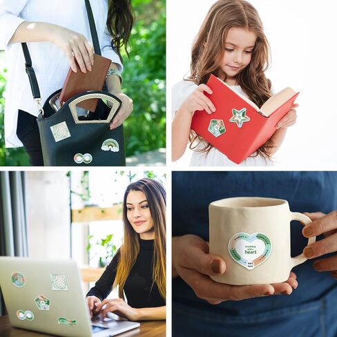 Libima 72 قطعة من الملصقات الحسية للقلق، ملصقات مزخرفة للقلق، ملصقات فيدجيت، ملصقات اليقظة الذهنية، لوازم مستشار المدرسة، العناصر الحسية للبالغين، 9 أنماط (لون قديم) in Kuwait