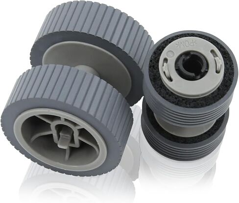 2025 Upgraded Feed Roller Kit with Iron Shaft, Compatible with Fujitsu Fi-6130 Fi-6130Z Fi-6140 Fi-6140Z Fi-6230 Fi-6230Z Fi-6240 Fi-6240Z Fi-6125 Fi-6225 etc, Parts Number: PA03540-Y075 (2PCS) in Kuwait