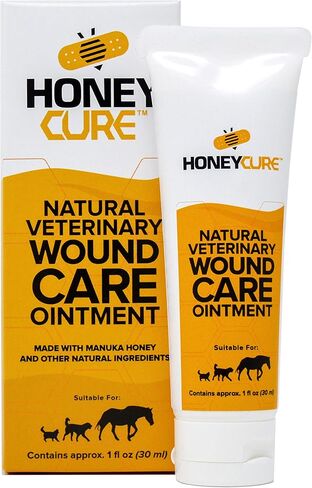 Natural Veterinary Ointment for Wound Care, Manuka Honey, for Dogs, Cats, & Horses, 1oz. Tube in Saudi Arabia