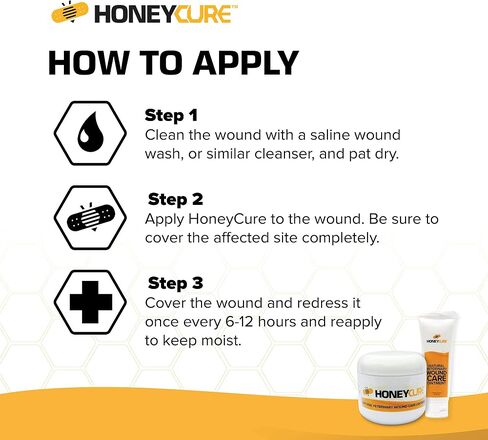 Natural Veterinary Ointment for Wound Care, Manuka Honey, for Dogs, Cats, & Horses, 1oz. Tube in Saudi Arabia