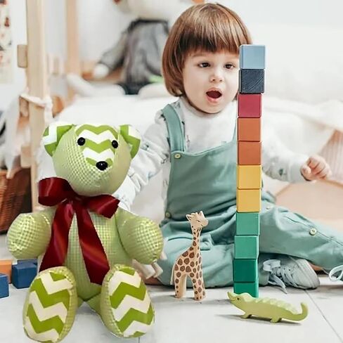 Memory Bear Template Ruler Set with Instructions - Sewing Pattern Template Acrylic Quilting Template Cutting Set, Memory Bear Sewing Patterns Template Home Sewing Art Craft for Gift 10pcs (C-15inch) in Saudi Arabia