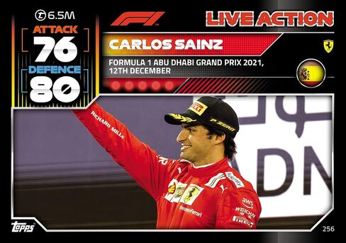 لعبة بطاقات التداول والتحصيل من توبس إنديا F1 توربو أتاكس 2022 (عبوة متعددة) in Saudi Arabia