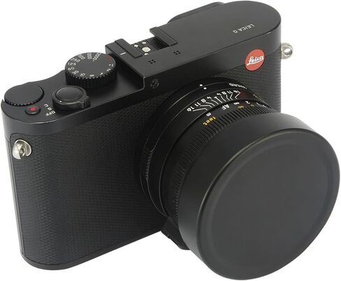 Haoge Metal Front Lens Cap Cover for Leica Q3 Q2 Q Type 116 Type116 Digital Camera Black Silver Cap-LQ-N-W in Saudi Arabia