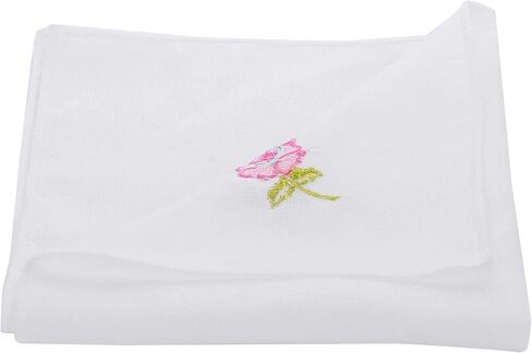 Caruso Italy Women's 100% Pure Cotton Hankerchief | Lady's handkerchief, Soft Hanky | - Pack of 10 in Saudi Arabia
