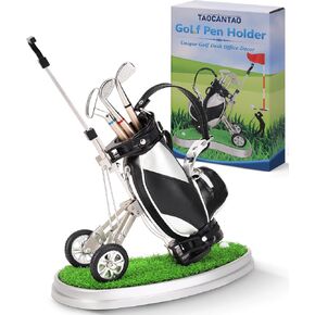 Golf Gifts for Men Pen Holder for Desk Accessories for Men Funny Golf Gifts for Golfers Bosses Male Coworkers Christmas Golf Stocking Stuffers for Men Dad Cool Desk Gadgets Office Decor for Men Him