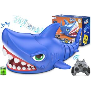 3 in 1 Remote Control Shark Toys for Kids 3+, [2023] Rechargeable RC Shark Robot - Realistic Biting Action, Fun for The Whole Family, Robot Toys for Kids 3-5 5-7 8-12 Boys Christmas Birthday Gift