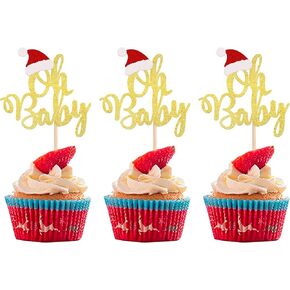 36 Pack Grinch Cupcake Toppers Merry Christmas Cupcake Picks Grinch Christmas Gifts Birthday Baby Shower Christmas Party Cake Decorations Supplies