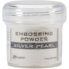 Ranger 359870 Embossing Powder, Silver Pearl