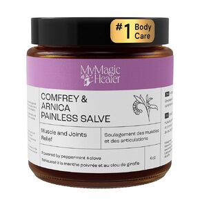 Comfrey & Arnica Muscle and Joints Salve | Muscles and Joints Pain | Back Pain | Shoulder Pain | Knee Pain | Sprains (4oz)