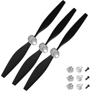 3 Sets F4U Rc Plane Propeller with Propeller Savers and Adapters for VOLANTEXRC 761-8 761-9 T28 Airplane
