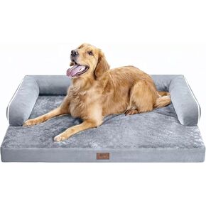 Extra Large Dog Bed Orthopedic Waterproof: Memory Foam Dog Bed for XL XLarge Extra Big Dogs - Couch Sofa - Washable with Removable Cover