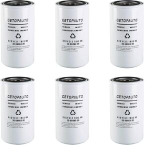 30-00463-00 Oil Filter Compatible with Carrier Reefer 7300 & 7500 Reefer Unit Replaces LF16035 300046300 LF9028 57620XP LF3972 P558615 BT7349 DBL7349 1240388H1 11E170120 (set of 6)