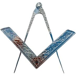 Masonic Lodge Ceremonial Large Freemason Square and Compass Premium Look