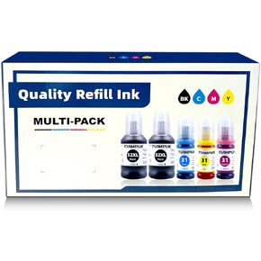 5-Pack Compatible 31/32XL Ink Bottle Refill Kit – an Economical Printing Solution for Multiple Mainstream Inkjet Printers