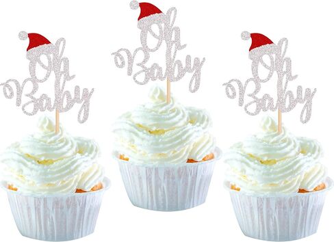 36 Pack Grinch Cupcake Toppers Merry Christmas Cupcake Picks Grinch Christmas Gifts Birthday Baby Shower Christmas Party Cake Decorations Supplies in Kuwait