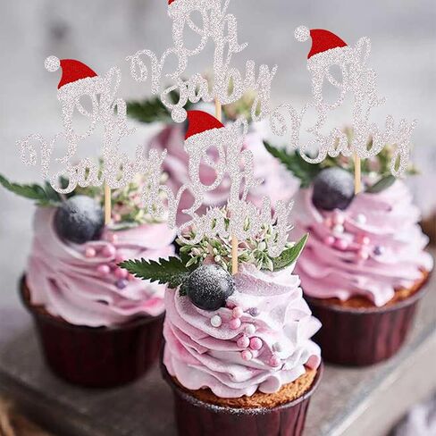36 Pack Grinch Cupcake Toppers Merry Christmas Cupcake Picks Grinch Christmas Gifts Birthday Baby Shower Christmas Party Cake Decorations Supplies in Kuwait