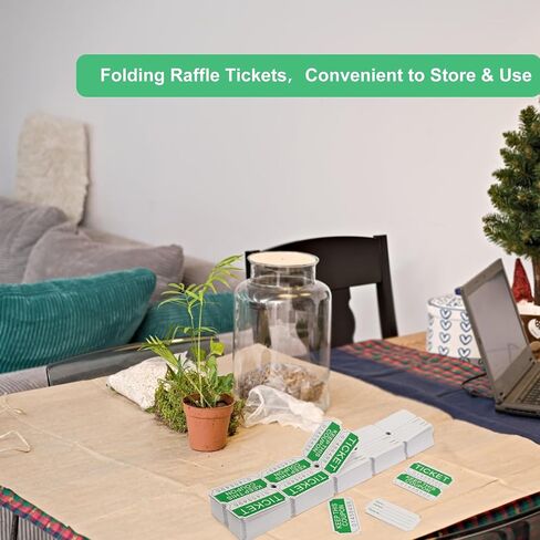 500 L LIKED Raffle Tickets, 2x2 Inch,Green (4 Color Selection), Tickets for Raffles, Events in Saudi Arabia