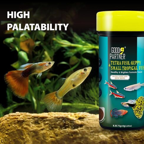 Purify Series for Tetra Fish Food, Small Tropical Sinking Pellets, Suitable for Betta, Guppy Fish, All Natural Ingredients, Balanced Composition of Fish Feed, 2.65 oz (Pack of 1) in Saudi Arabia