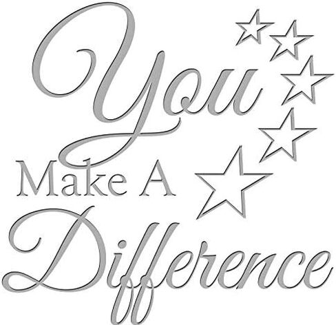 جائزة You Make A Difference، جائزة كأس الأكريليك التقديرية مقاس 6 بوصات تتضمن نقشًا مخصصًا مجانيًا in Kuwait