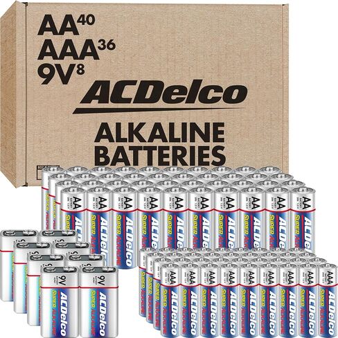 ACDelco AA and AAA 40-Count Combo Pack Super Alkaline Batteries, 20-Count Each, 10-Year Shelf Life in Saudi Arabia