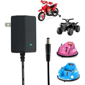Universal 6V Charger for Bumper Car Best Choice Products SUV 4-Wheeler Quad ATV 6 Volt Battery Charger for Kids Ride On Toy Cars Powered Wheel Electric Ride-Ons Accessories
