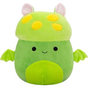 Squishmallows Original 14-Inch Earling Neon Green Mushroom Bat - Official Jazwares Plush (Large)