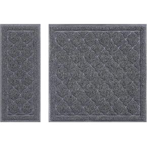 unipaws Cat Litter Trapping Mat, Litter Box Scatter Control Pad, Litter Free Floors and Urine Waterproof, Gentle on Paws, No Phthalate