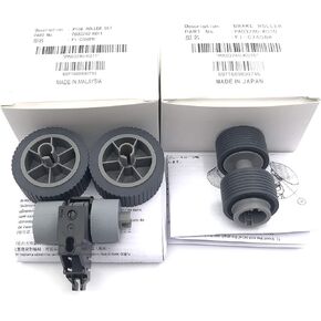 OKLILI 1SET X PA03740-K010 PA03740-K011 Consumable Kit Pick Roller + Brake Roller Pickup Roller Separation Roller Compatible with Fujitsu fi-7600 fi-7700 fi-7700S