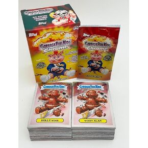 2021 Topps Garbage Pail Kids Chrome Series 4 Complete 100-Card Set
