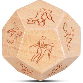 Anniversary Christmas Date Night Gifts for Wife Husband Men Women Stocking Stuffers for Adults Men Women Adult Gag Gifts Valentines Birthday Wood Food Dice Gifts for Him Her Boyfriend Girlfriend