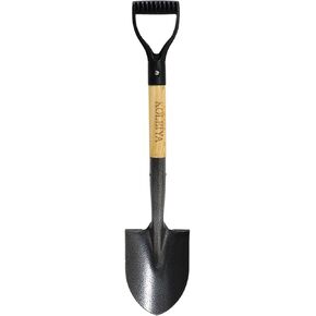 Kids Shovel, Small Shovels for Digging, Overall Length 28 Inches, Mini D Handle Shovel,Gardening Shovels,Matel Beach Shovel,Camping Shovel Matel+Fiberglass