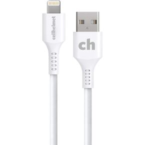 cellhelmet Lightning to Type-A Charge/Sync Cable - 3ft Round | As Seen on Shark Tank | in Retail Package