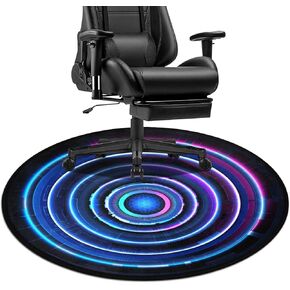 Keepcute Gaming Chair Mat for Hardwood Floor and Carpet - Anti-Slip Office Desk Mat, Floor Protector for Computer and Gaming Room 36"x48"