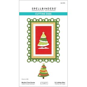 Spellbinders Nested Tree Frame Etched Dies