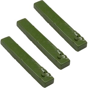 IWIWE Green DOP Wax Fit for Lapidary Cabachon Forming Cutting and Polishing Lapidary Sticks（ 3Pack)