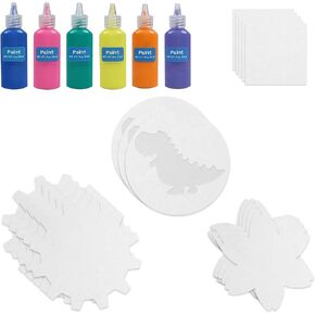 Spin Art Machine Variable Speed, Battery Operated Spinner - Paint Spinner with Splatter Guard, Washable Paint, Spin Art Kit, Art Design Card, Stem Toys, Arts and Crafts