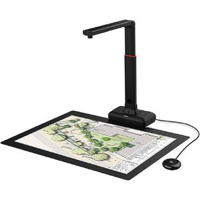 VIISAN Large Format Book & Document Scanner, Capture Size A2/A3, 26MP USB Document Camera with Auto-Flatten, Fingerprint Removal Technologies, Multi-Language OCR, Compatible with Windows & macOS