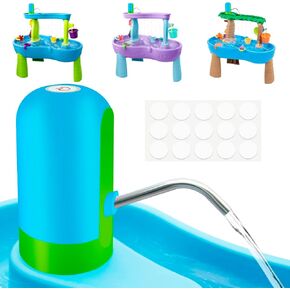 Ultimate Water Table Pump: 3 Hours of Non-Stop Fun for Kids Battery Powered Water Pump for Water Table Perfect Water Table Toys/Accessories for Kids Toddlers Summer Outdoor Activities Blue