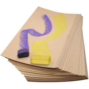 UART Sanded Pastel Paper M-160281 21-Inch/27-Inch No.320 Grade Paper, 10-Pack