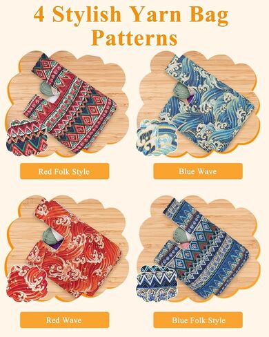 Aeelike Yarn Bag, Small Yarn Storage Bag Portable Knitting Yarn Bag for Crocheting on the Go, Lightweight & Easy to Carry, Alpaca in Saudi Arabia