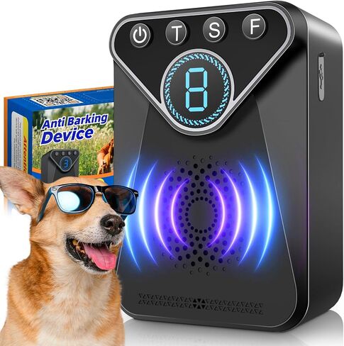أجهزة مكافحة نباح الكلاب، أجهزة التحكم التلقائي في نباح الكلاب مع 9 أوضاع، أجهزة ردع نباح الكلاب بالموجات فوق الصوتية القابلة لإعادة الشحن إلى نطاق 50 قدمًا، أجهزة إيقاف نباح الكلاب الفعالة للداخل والخارج in Kuwait